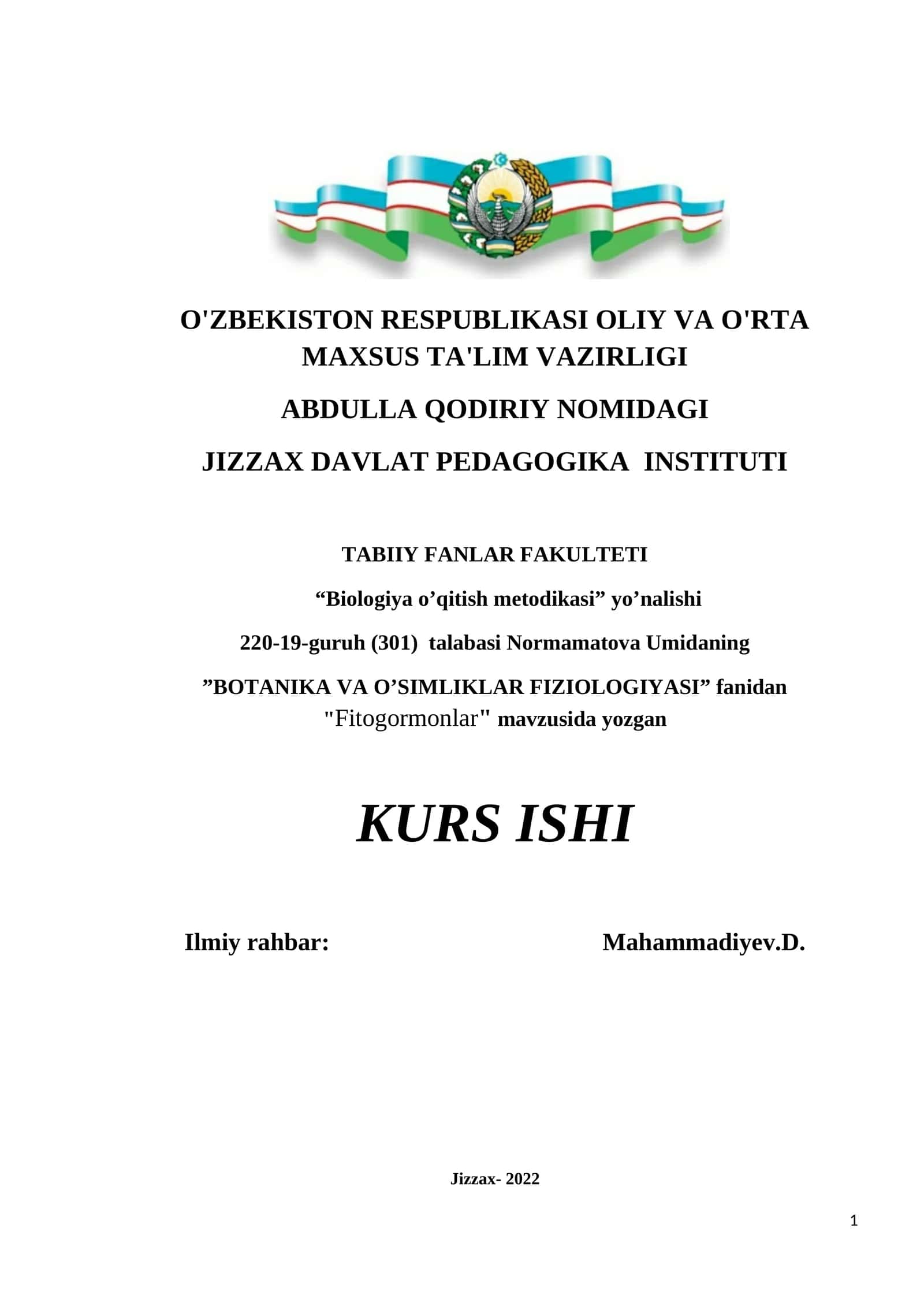 Fitogormonlar 1
