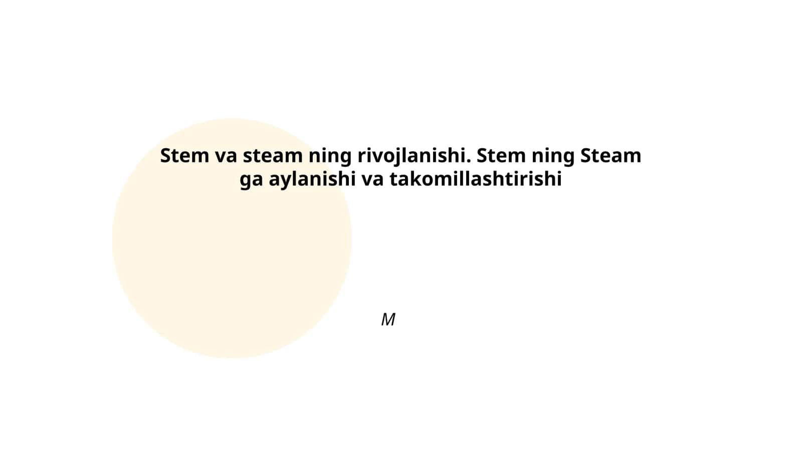 STEM ta'limi asoslari 1