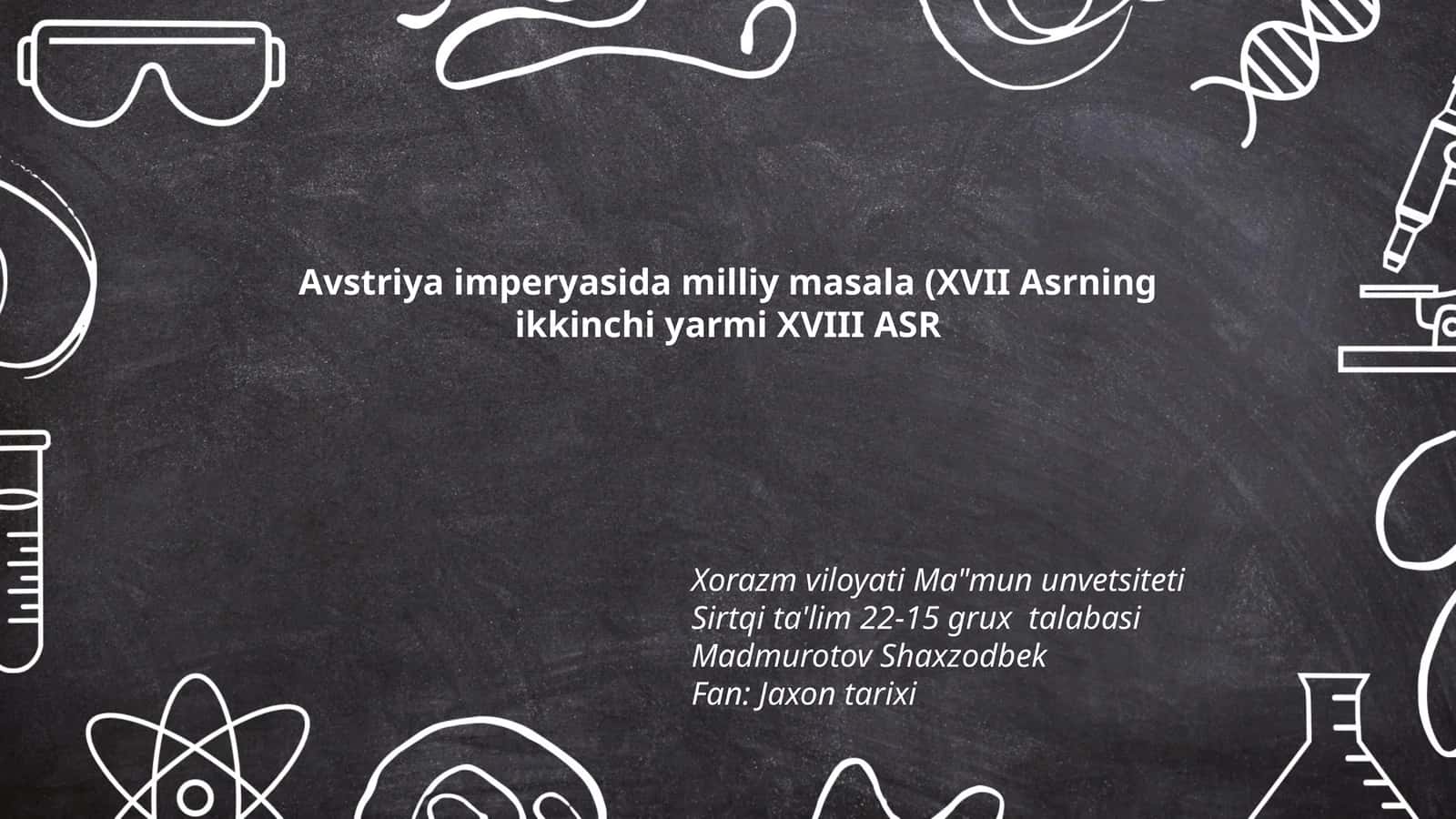 Avstriya imperyasida milliy masala 1