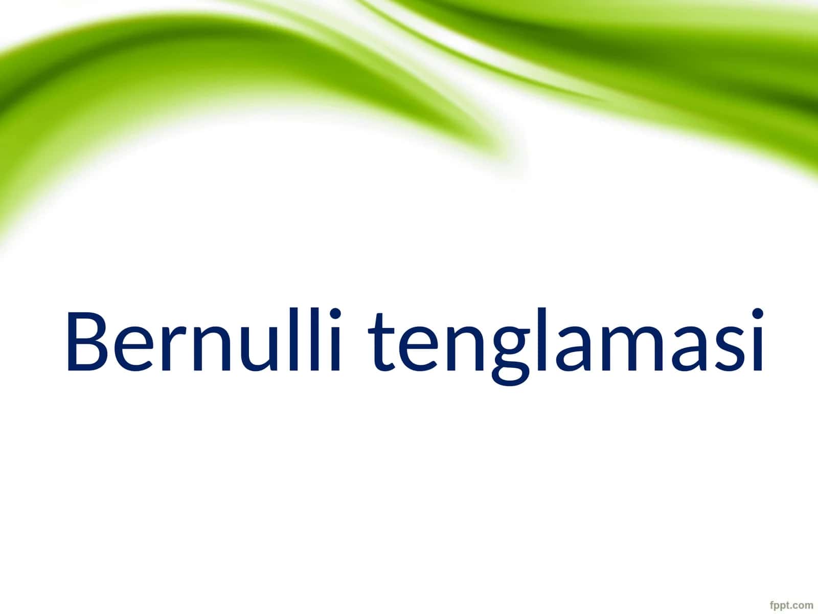 Bernulli tenglamasi 1