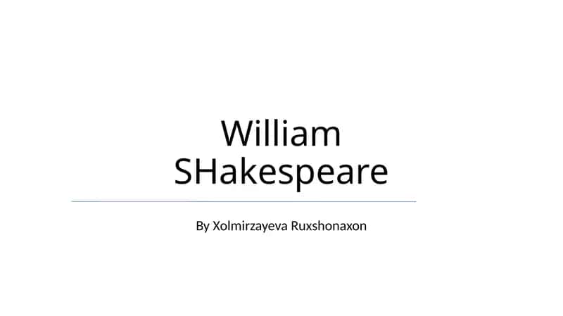 The Works of Shakespeare 1