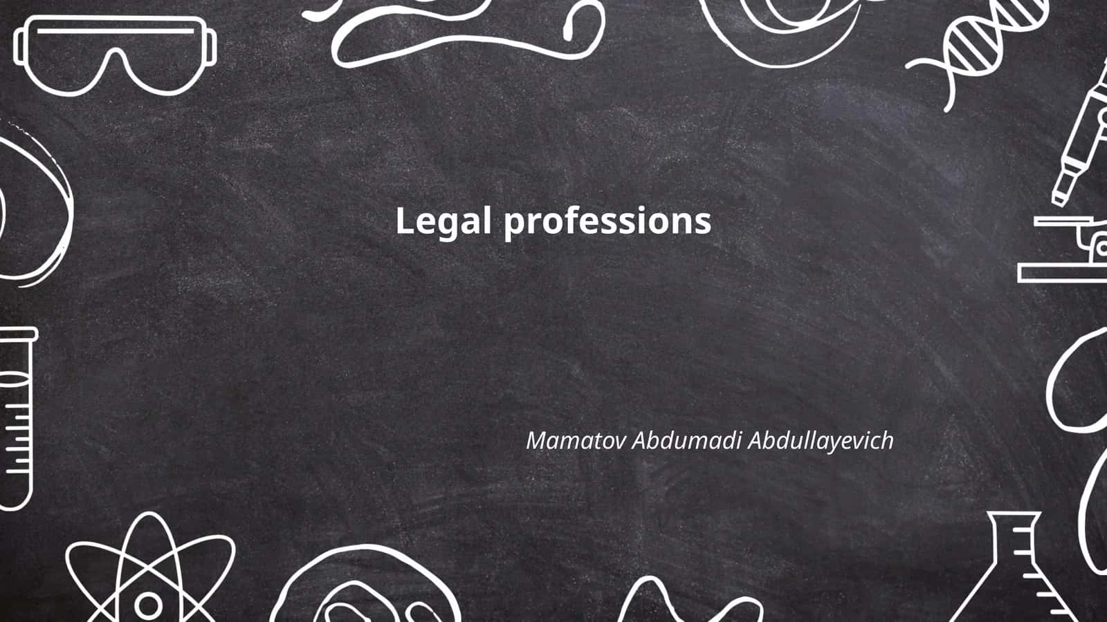 Legal Professions 1
