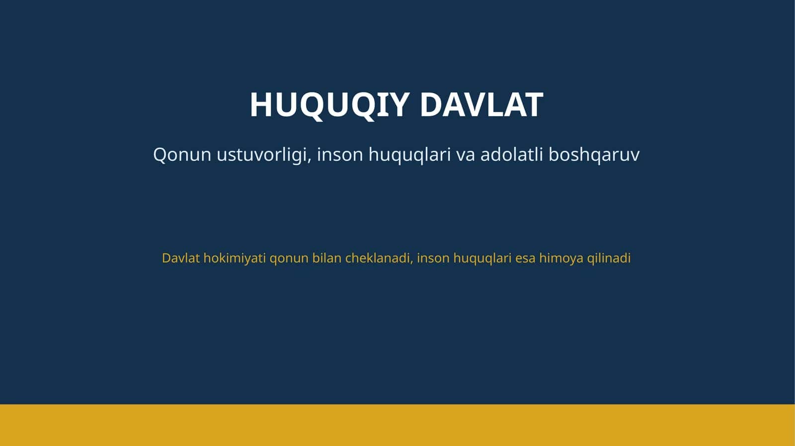 HUQUQIY DAVLAT 1