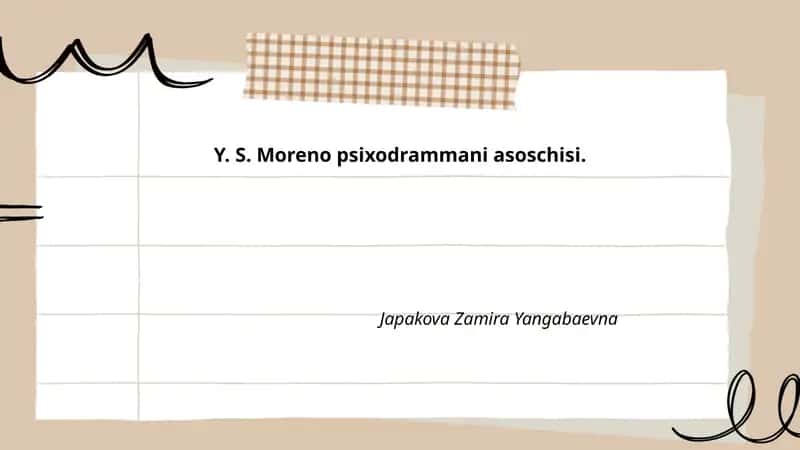 Psixodramma nazariyasi 1