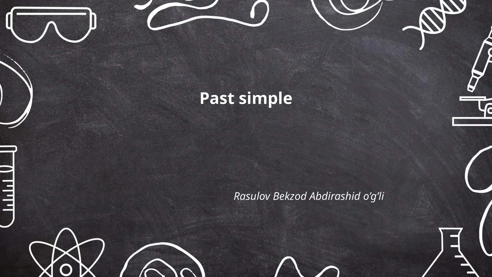 Past simple 1