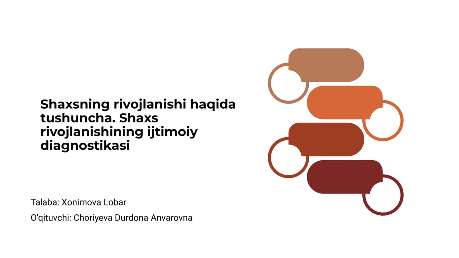 Shaxsning rivojlanishi haqida tushuncha 1