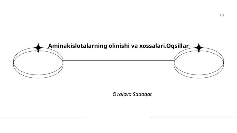 Aminakislotalarning olinishi va xossalari.Oqsillar 1