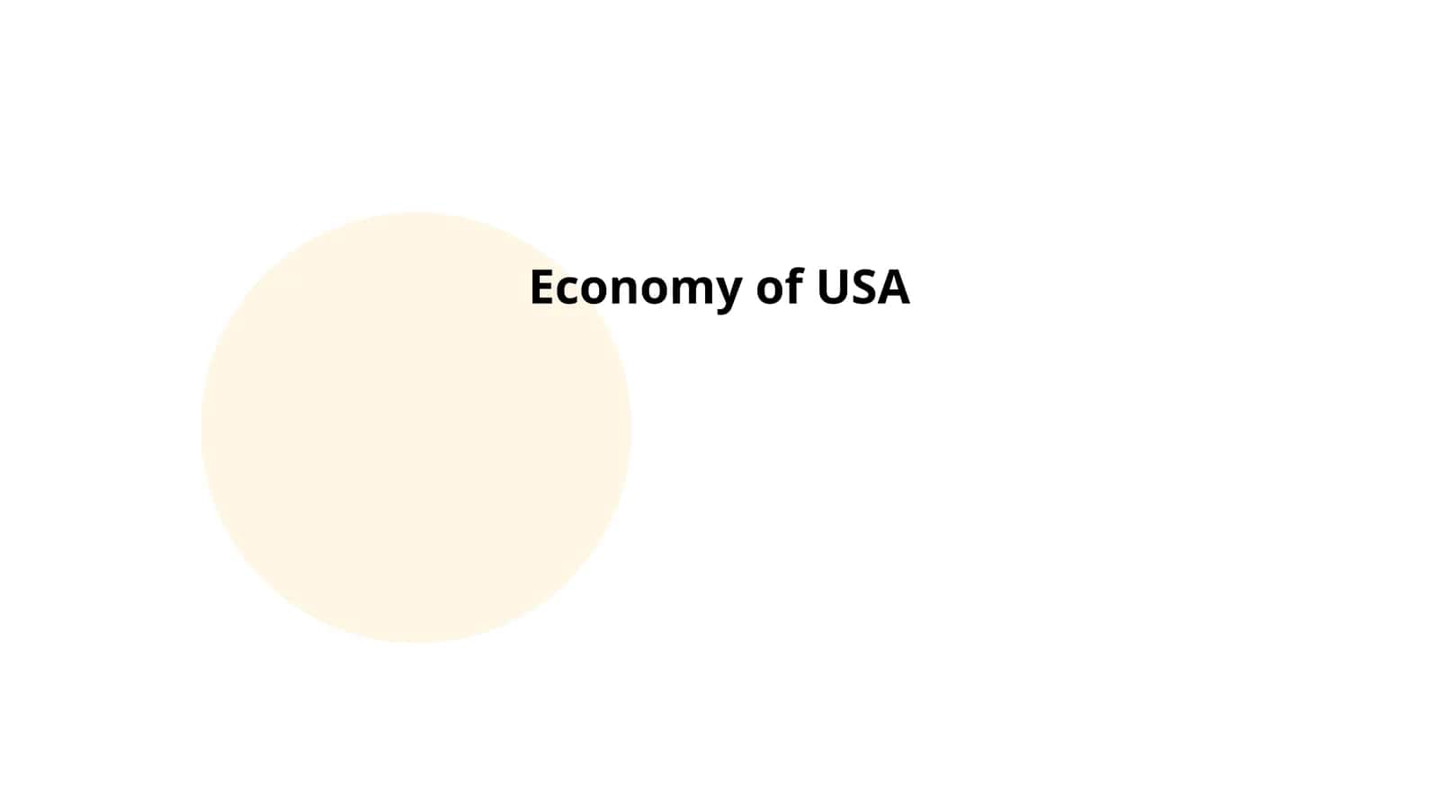 Economy of USA 1