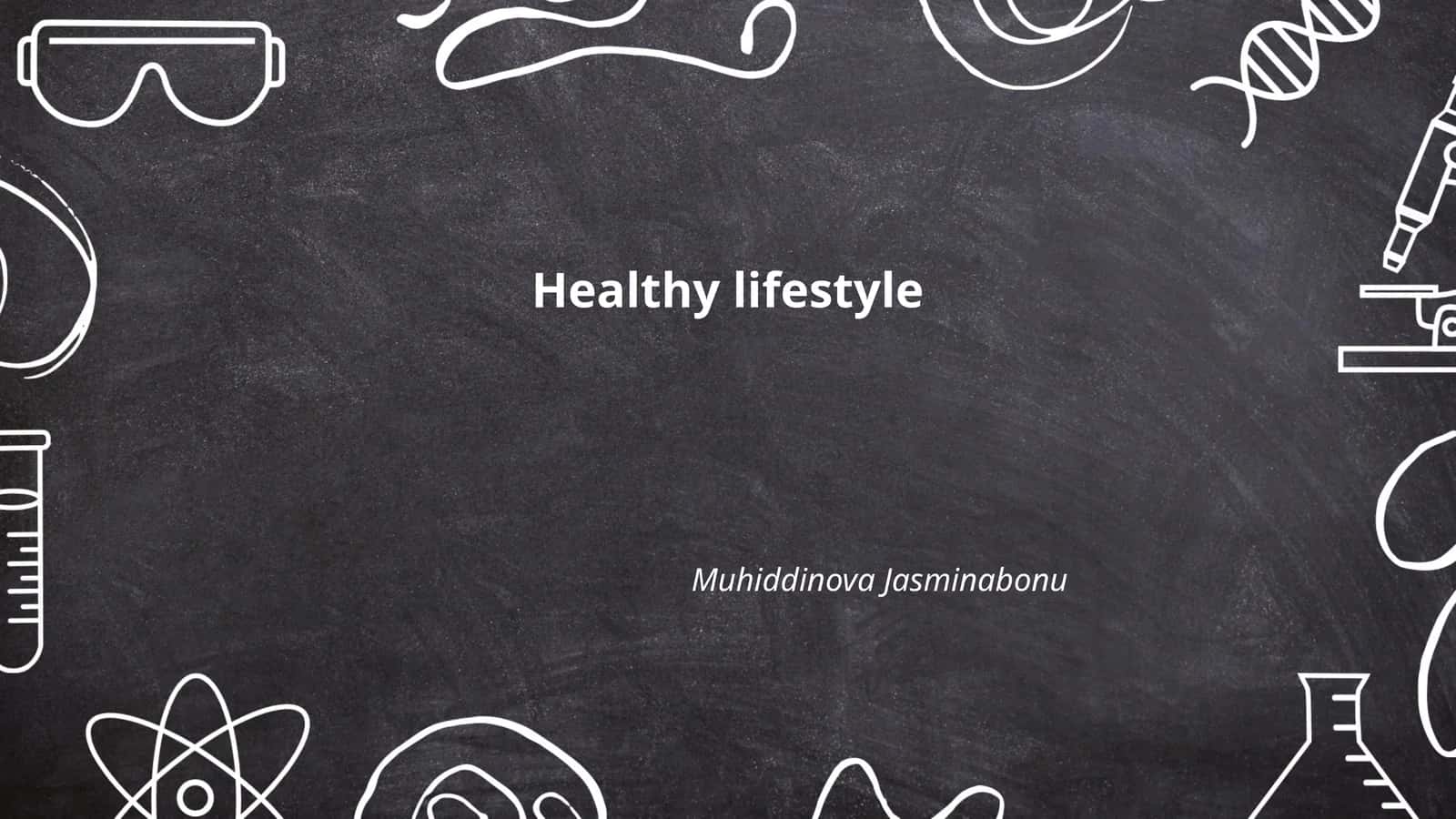 Healthy lifestyle 1