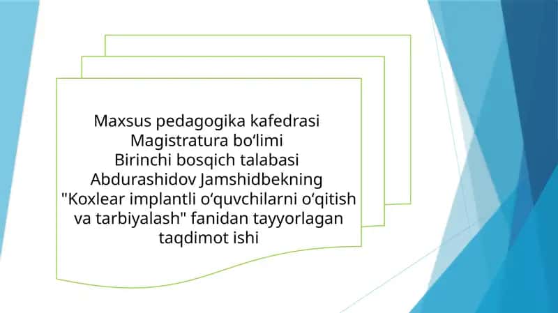 Koxlear implantatsiya qanday ishlaydi? 1