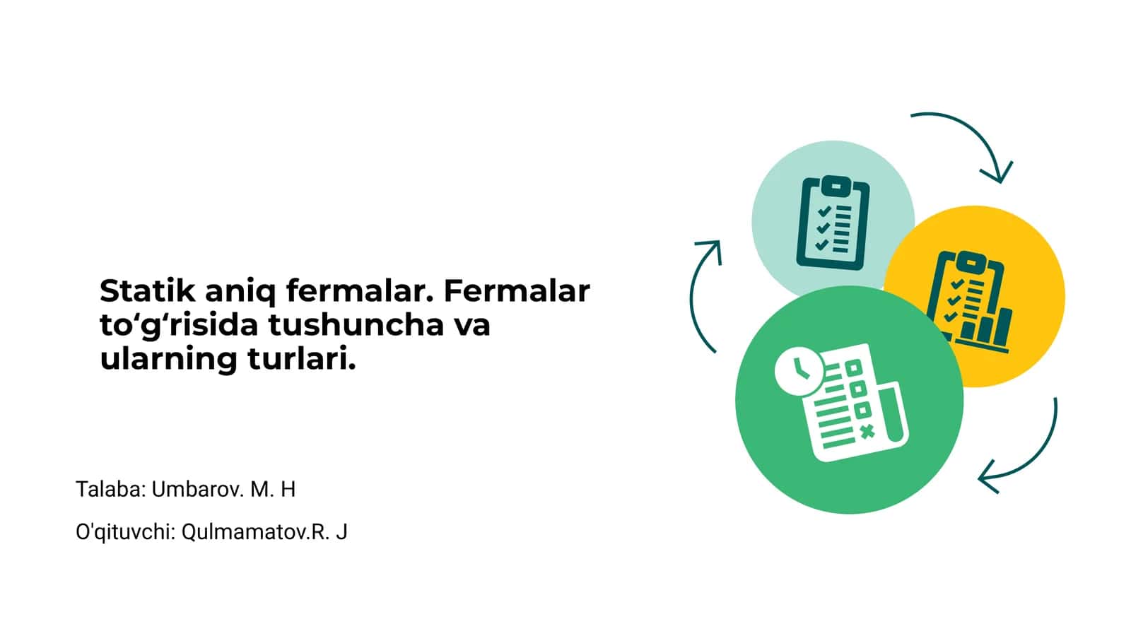 Statik Aniq Fermalar 1