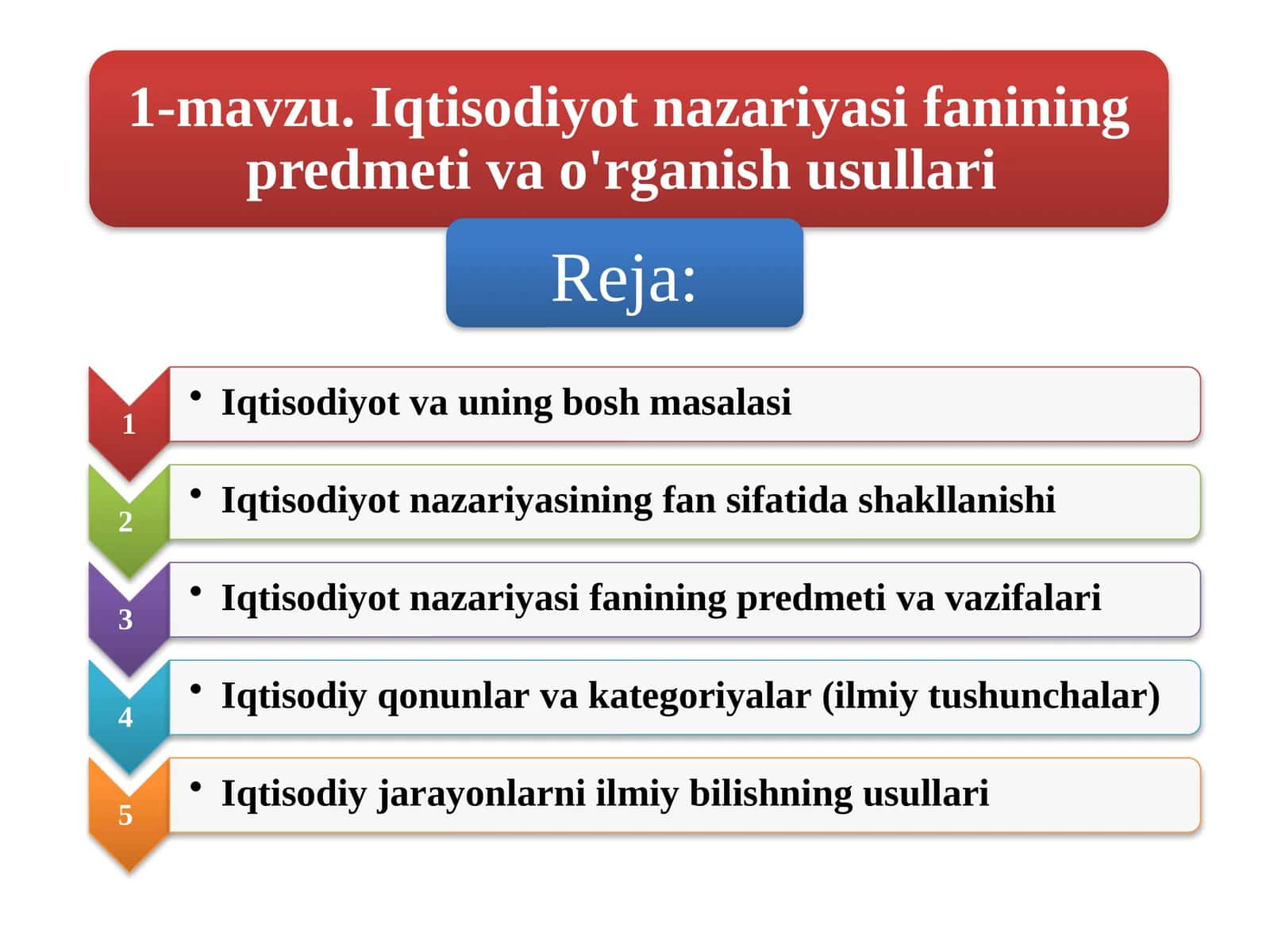 Iqtisodiyot 1
