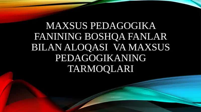 MAXSUS PEDAGOGIKA 1