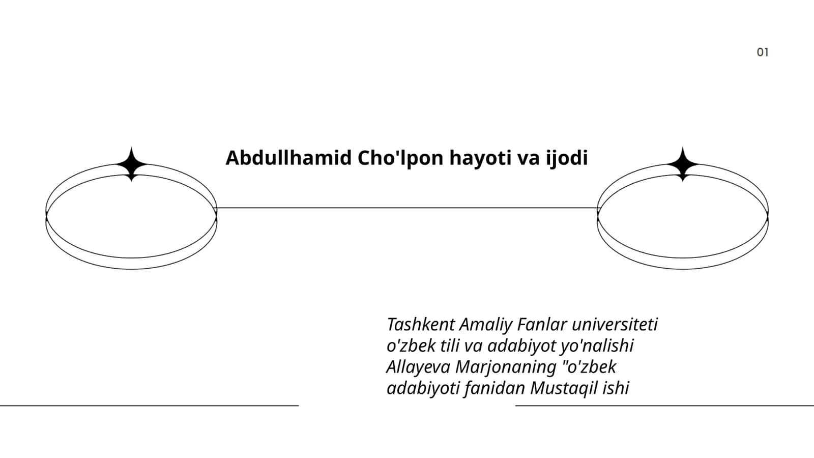 Abdullhamid Cho'lpon hayoti va ijodi 1