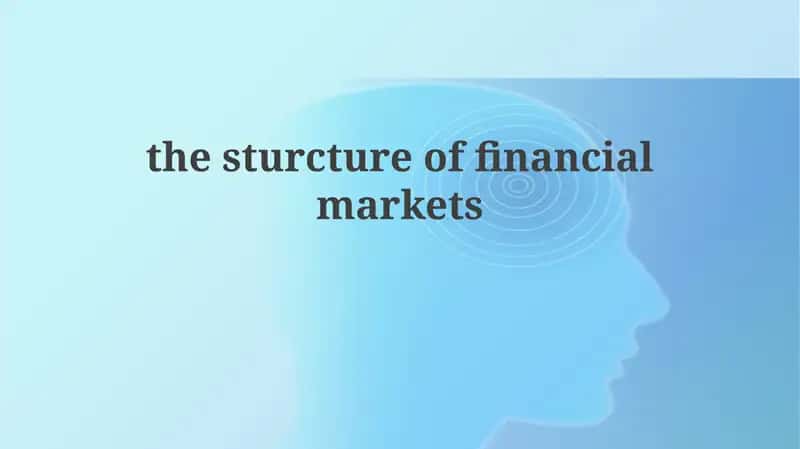Financial Markets: Structure and Function 1