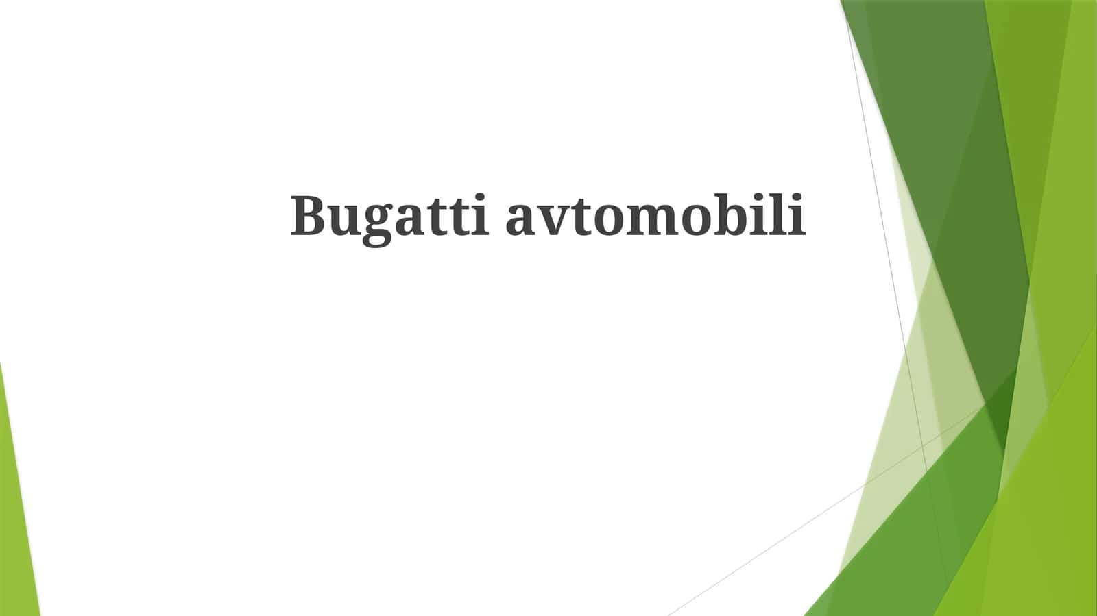 Bugatti avtomobili 1