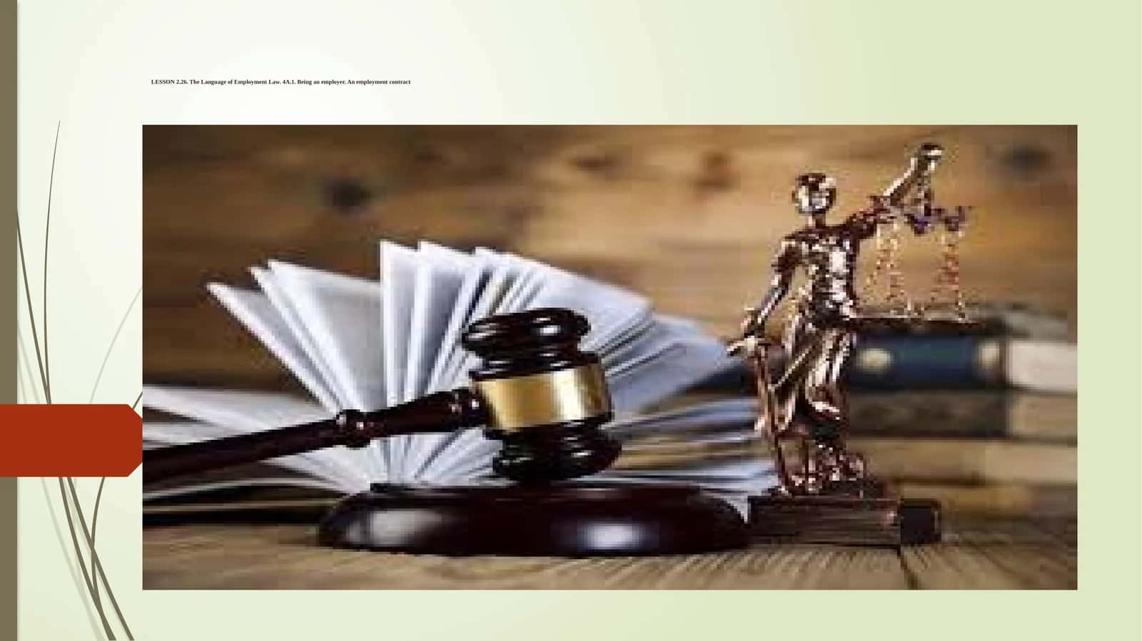 The Language of Employment Law 1