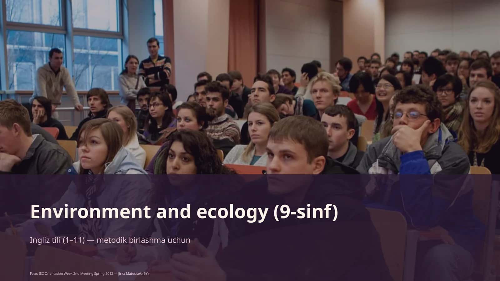Environment and ecology (9-sinf) 1