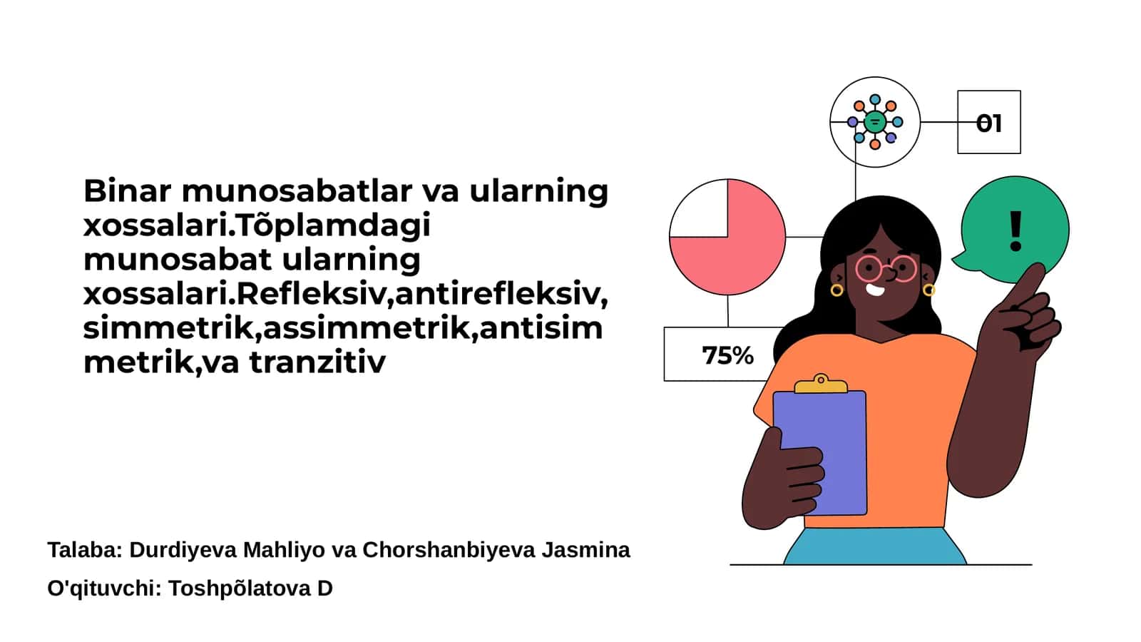 Binar munosabatlar va ularning xossalari 1