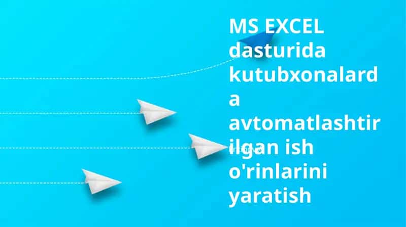 Kutubxonalarda Avtomatlashtirishga Kirish 1