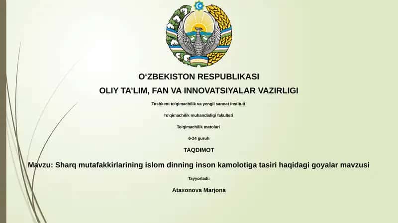 To'qimachilik matolari 1
