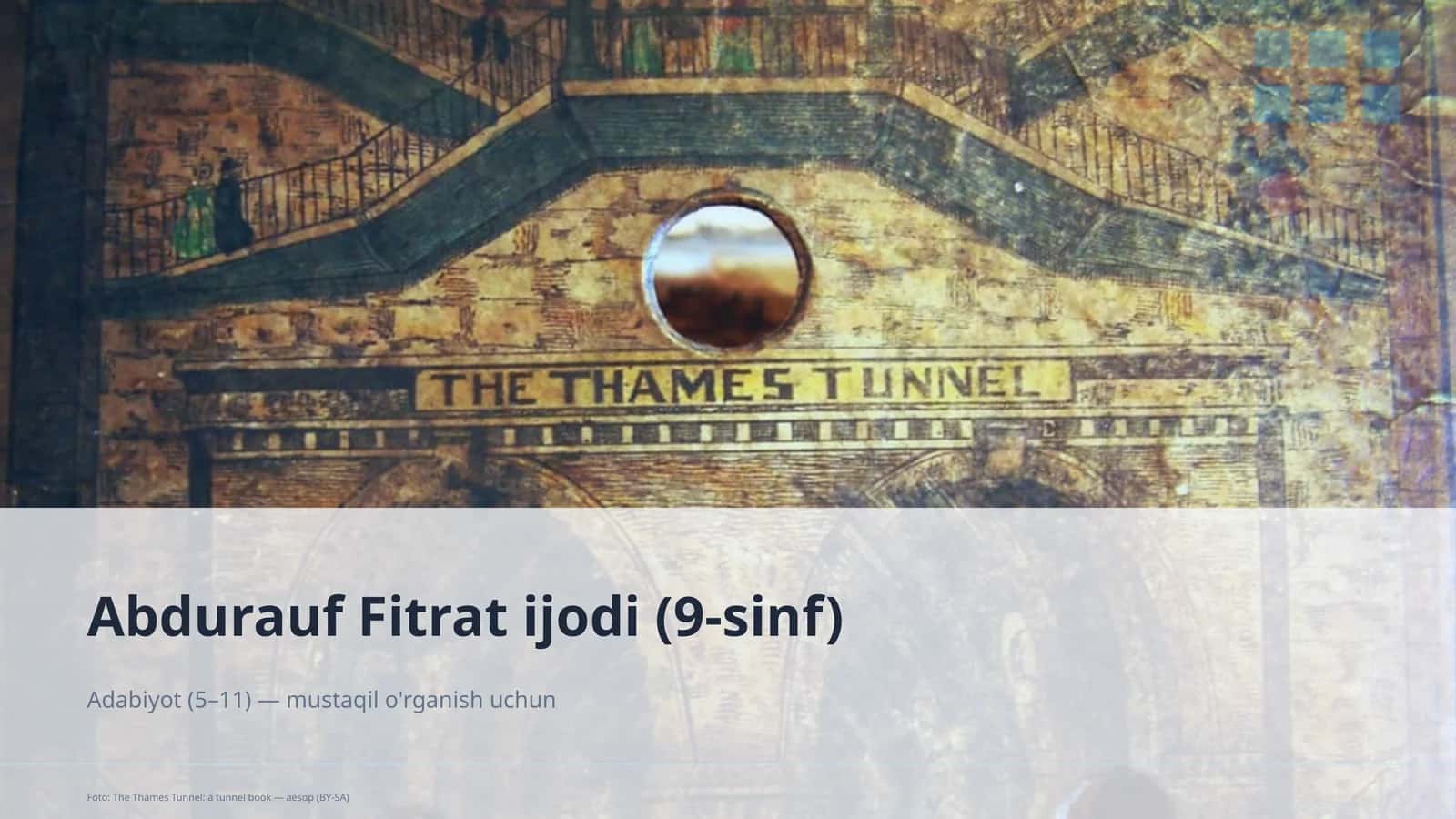Abdurauf Fitrat ijodi (9-sinf) 1