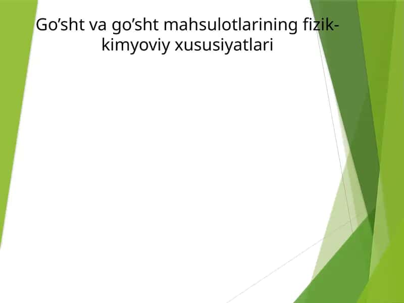 Go’sht va go’sht mahsulotlari 1