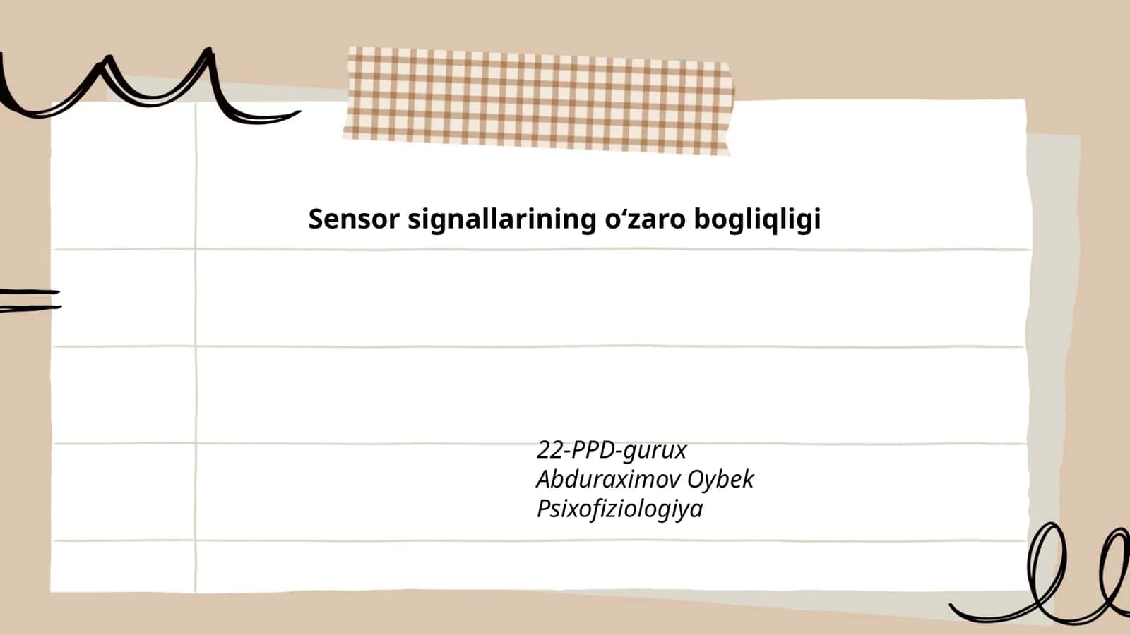Sensor signallarining oʻzaro bogliqligi 1