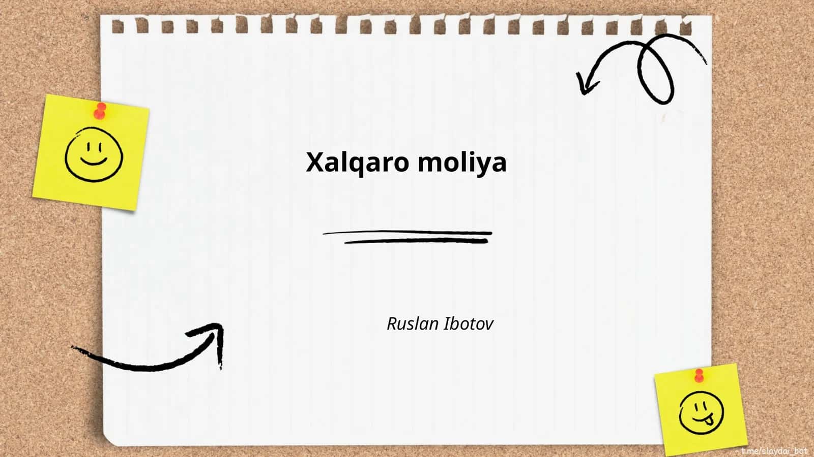 Xalqaro moliya institutlari 1