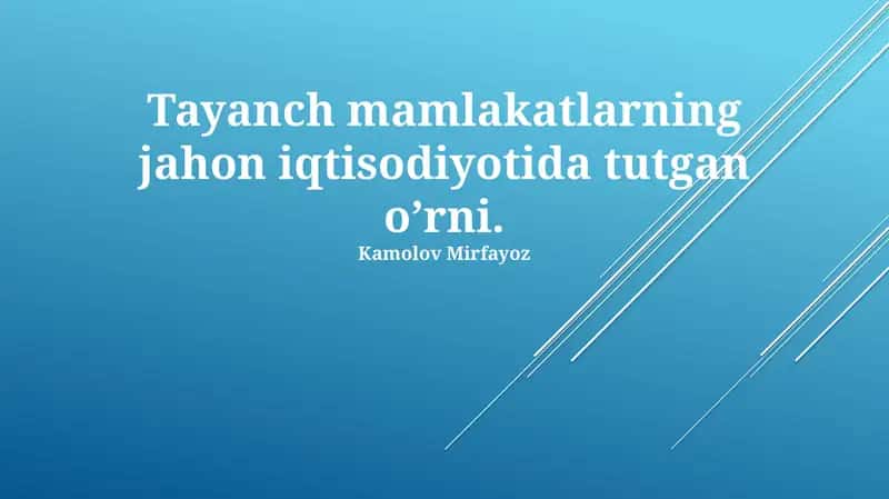 Pivot Davlatlarning Geosiyosiy Ta'siri 1