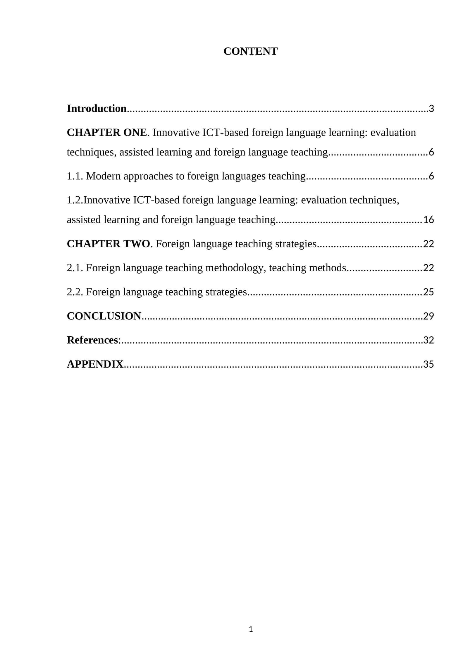 Innovative ICT-based foreign language learning: evaluation techniques, assisted learning and foreign language teaching 1