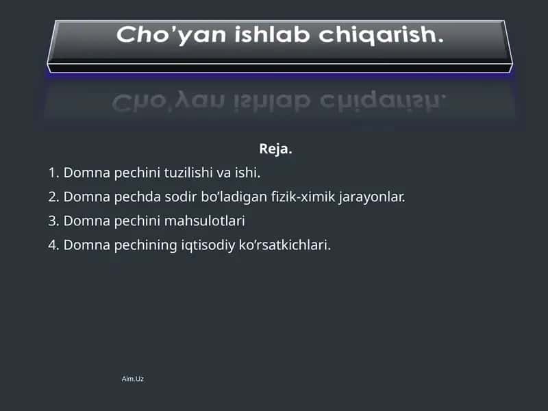 Dоmnа pеchini tuzilishi vа ishi 1
