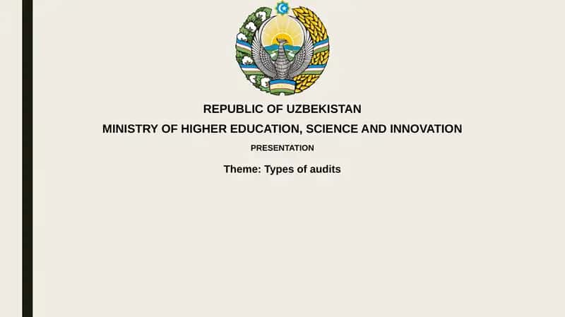 Types of Audits 1