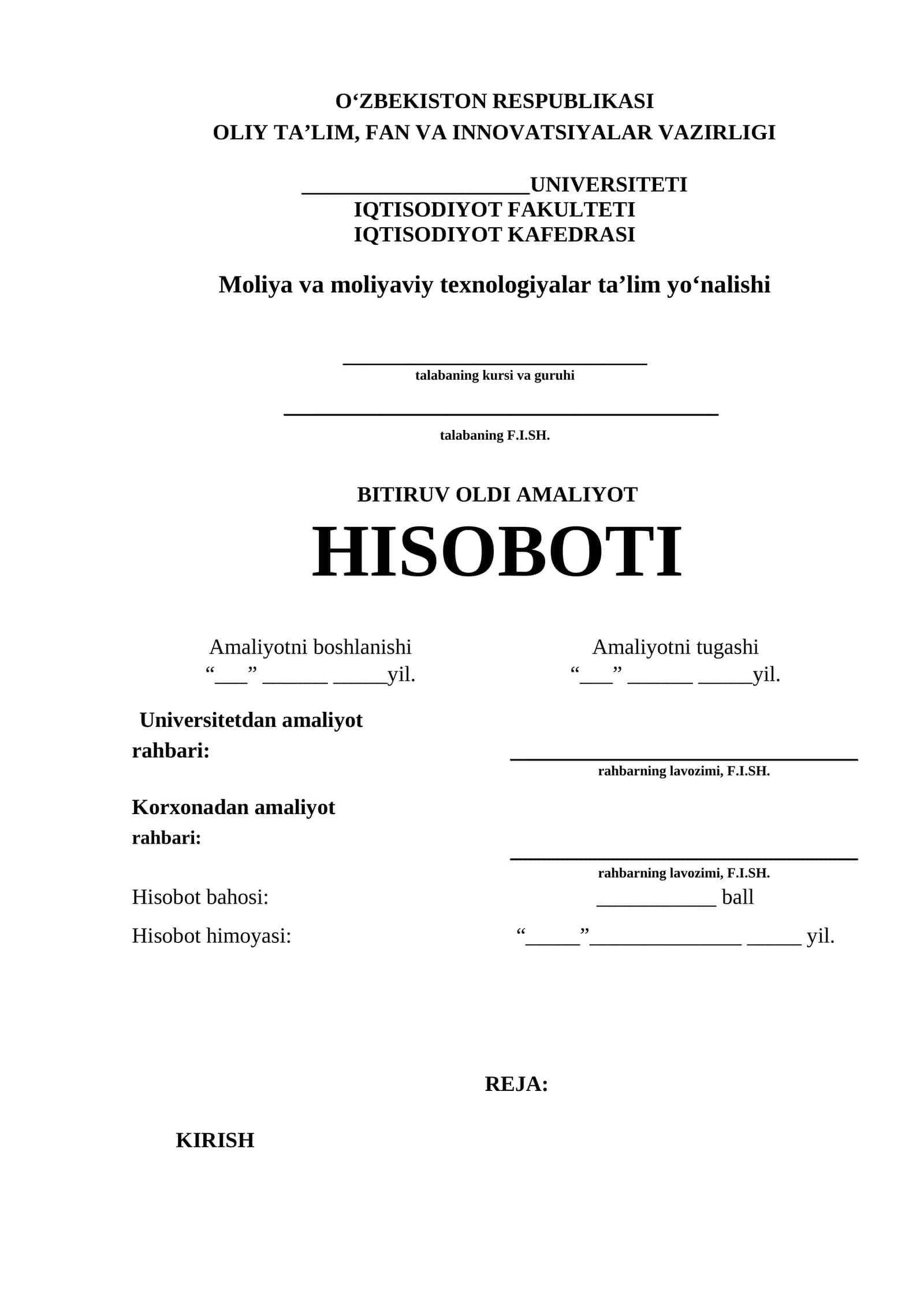 Agrobank ATBni baholash hisoboti 1