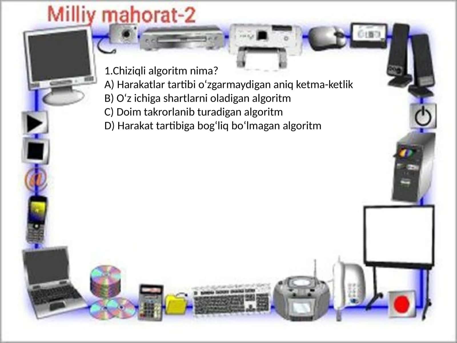 Chiziqli algoritm 1