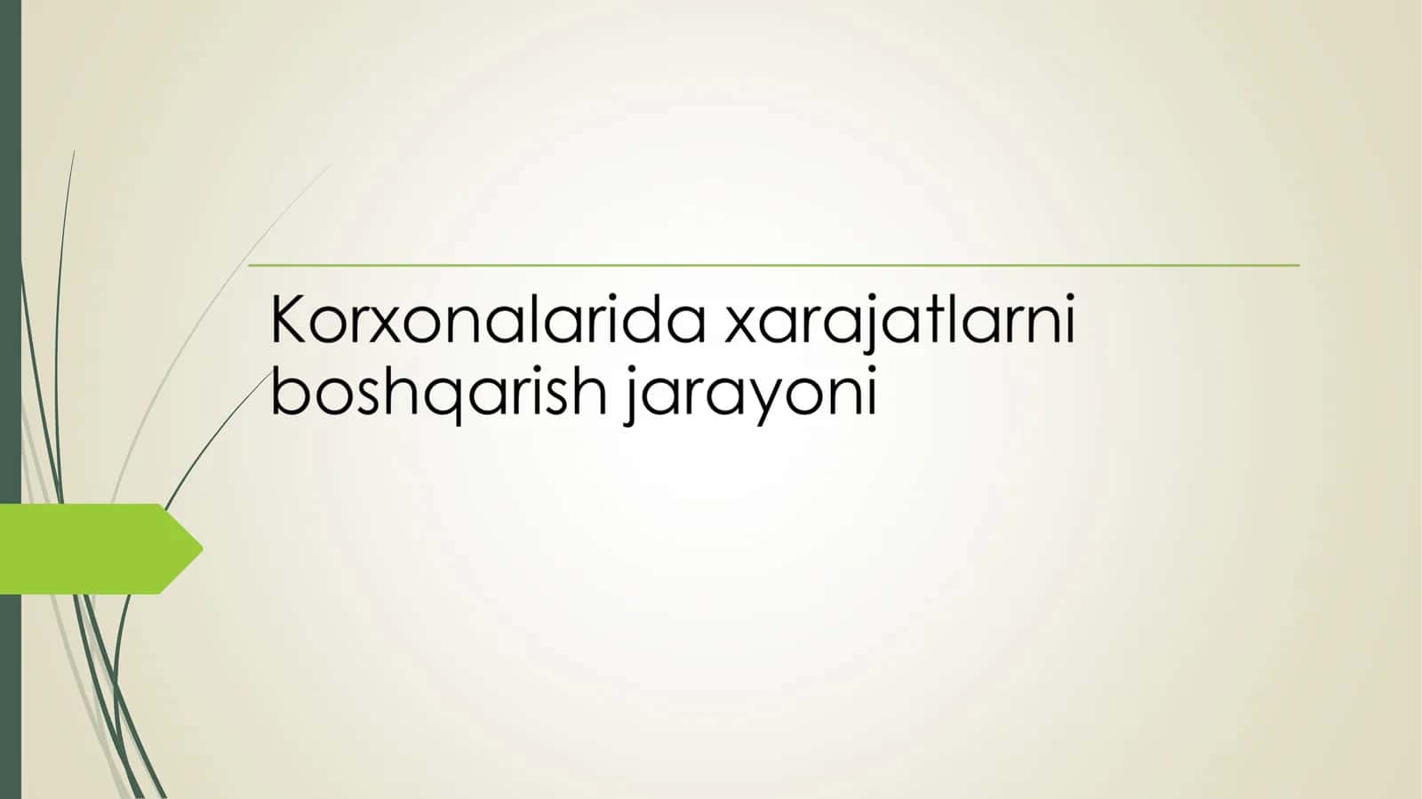 Korxonalarda mahsulot tannarxi 1