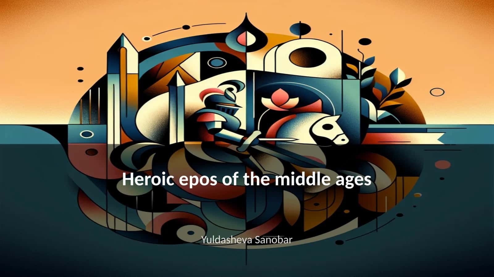 Heroic epos of the middle ages 1