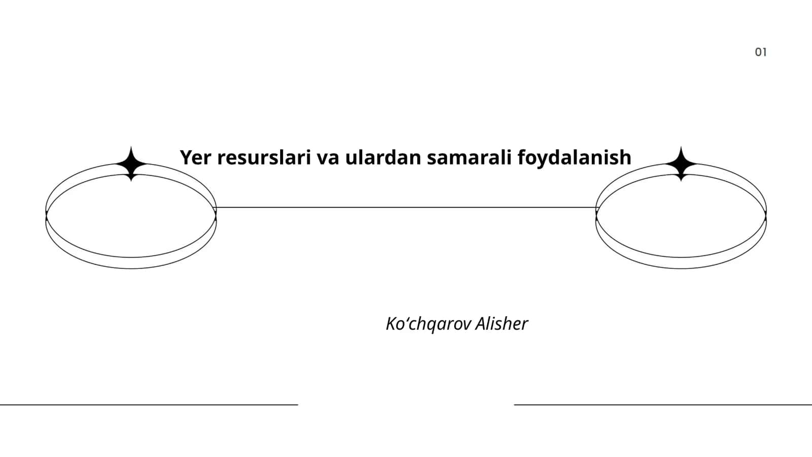 Yer resurslari va ulardan samarali foydalanish 1