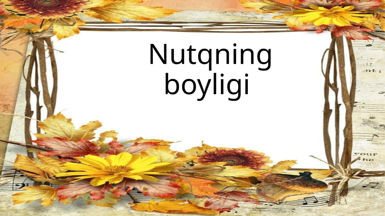 Nutqning boyligi 1