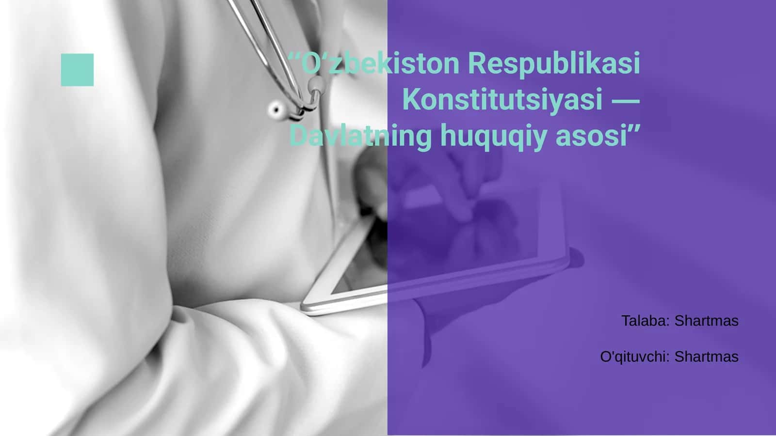 O‘zbekiston Respublikasi Konstitutsiyasi 1