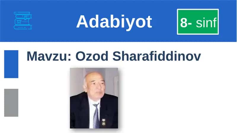 Ozod Sharafiddinov 1