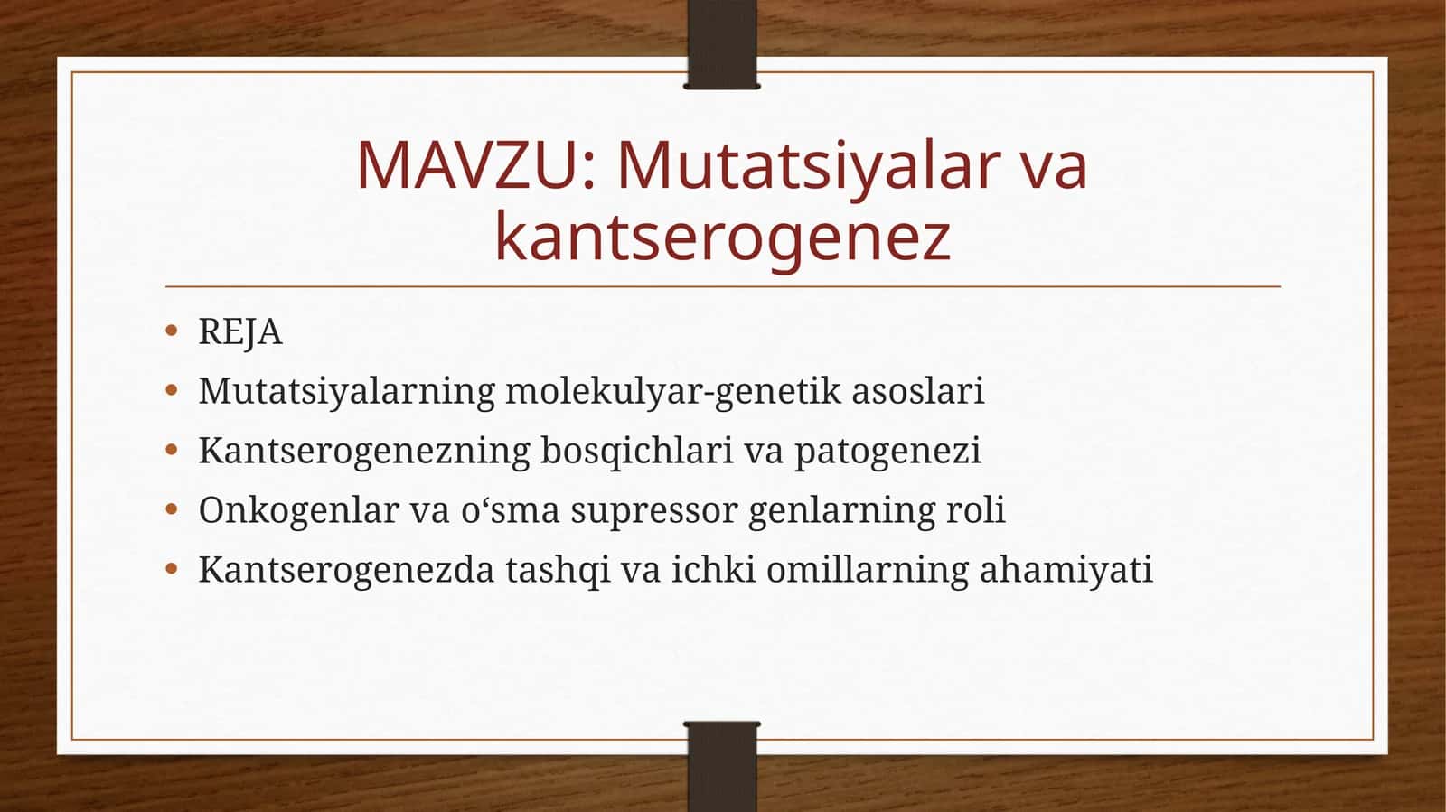Mutatsiyalarvakantserogenez 1
