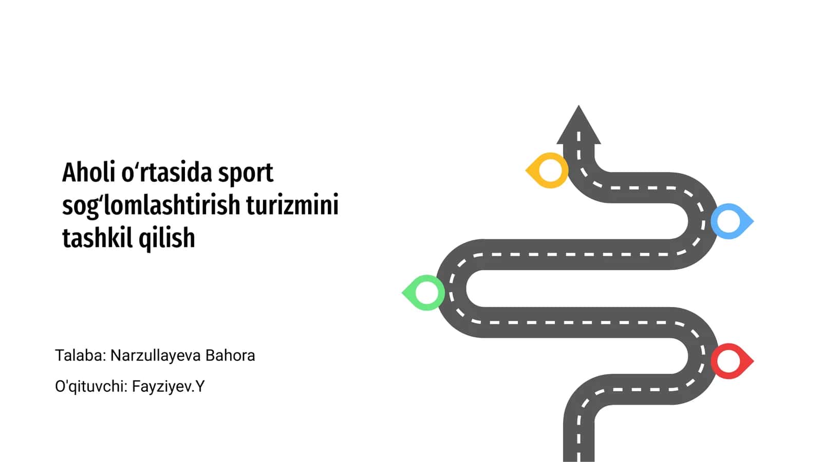 Sport sogʻlomlashtirish turizmi 1