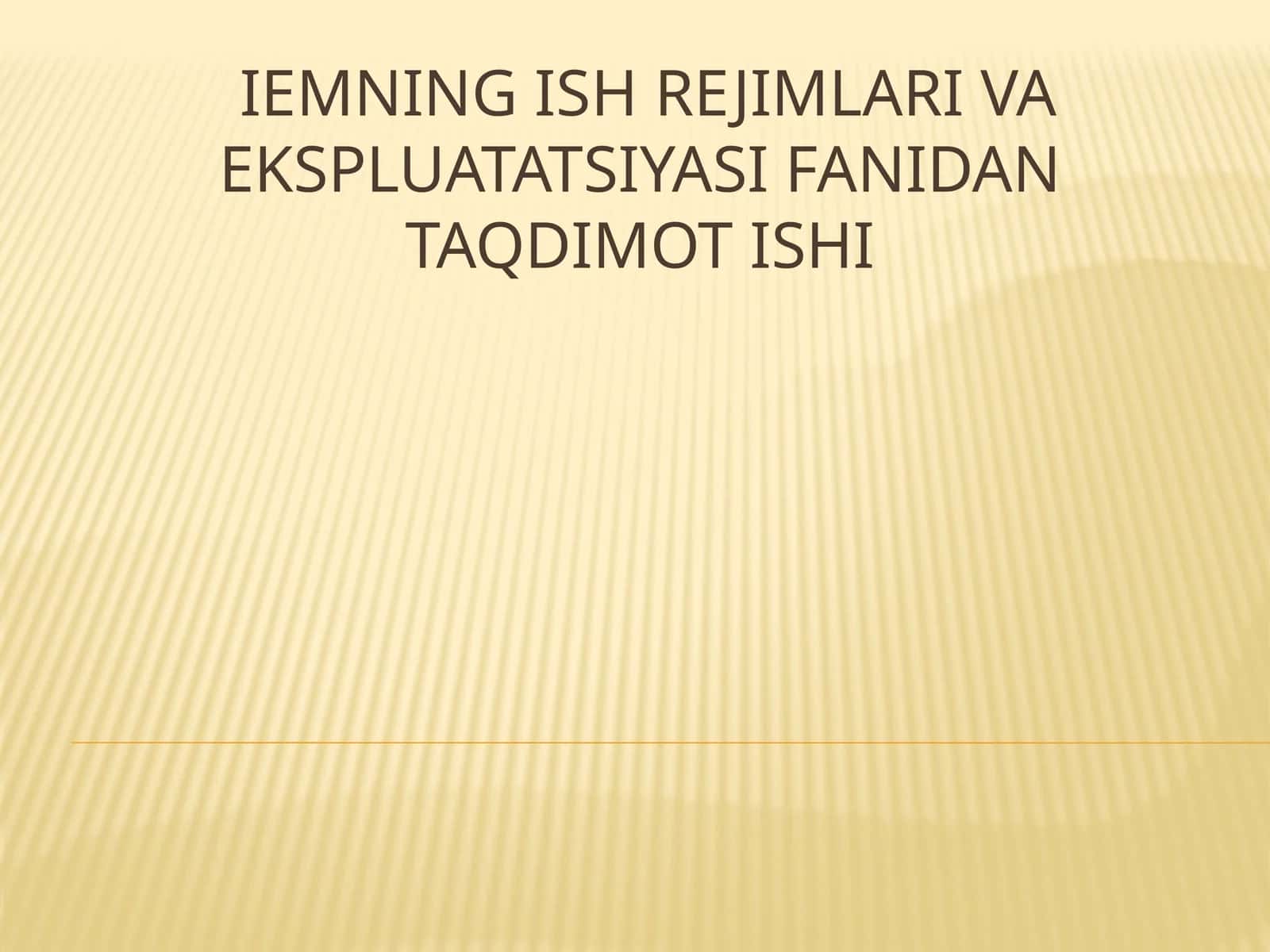 Issiqlik elektr stansiyalari (IES) va IEMlarning ishlash prinsipi 1
