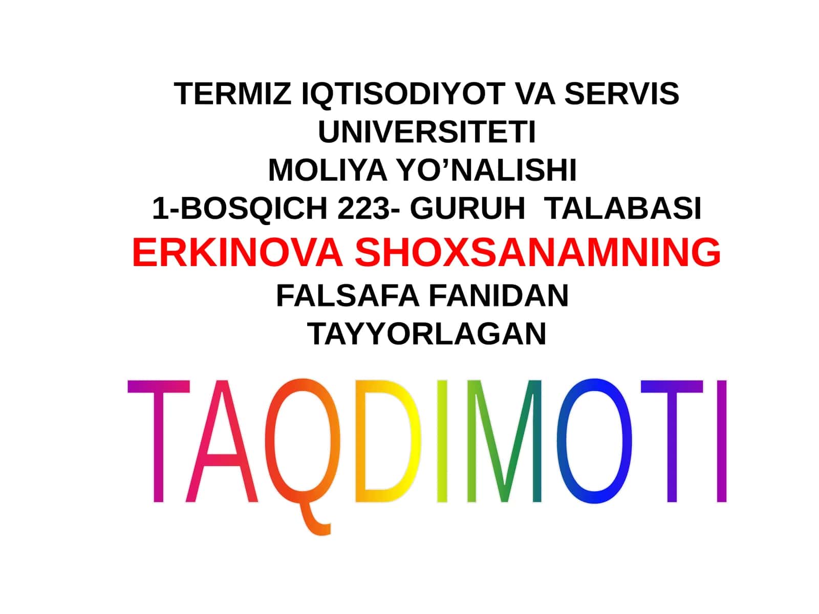 FALSAFA 1