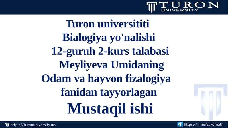 Yurak muskullarining qisqarish mexanizmi 1