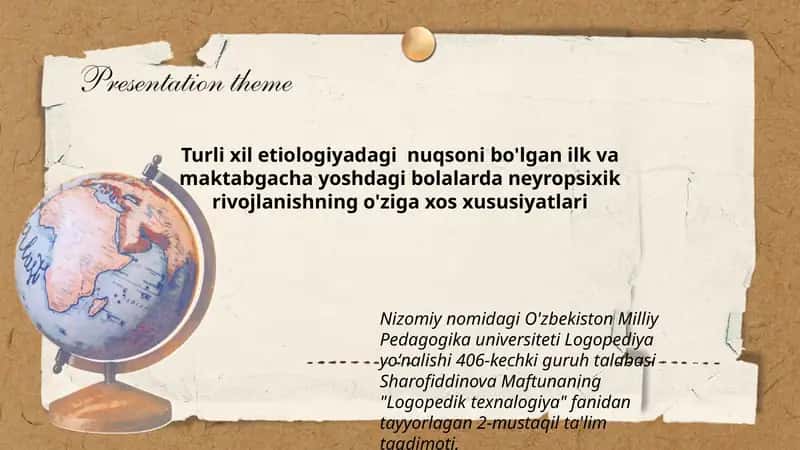 Logopedik texnalogiya 1