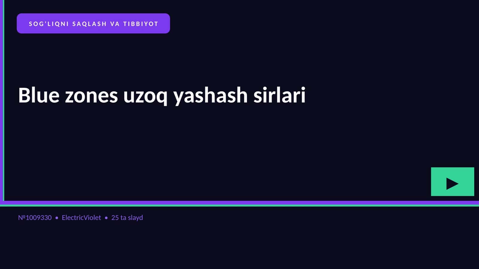 Blue zones uzoq yashash sirlari 1