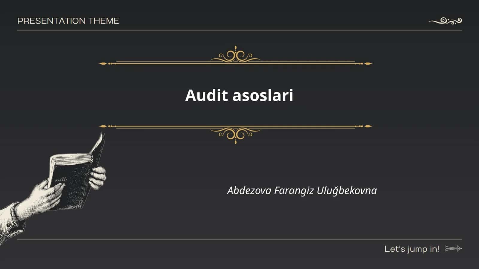 Audit asoslari 1