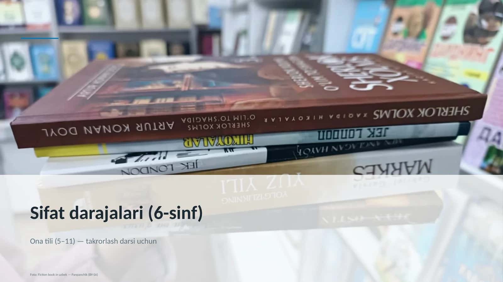 Sifat darajalari (6-sinf) 1